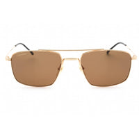 Calvin Klein Men's Sunglasses - Gold Aviator Metal Frame Brown Lens | CK22111TS 717 ,