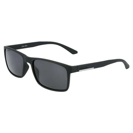 Calvin Klein Men's Sunglasses - Matte Black Rectangular Plastic Frame | CK21508S 001 ,