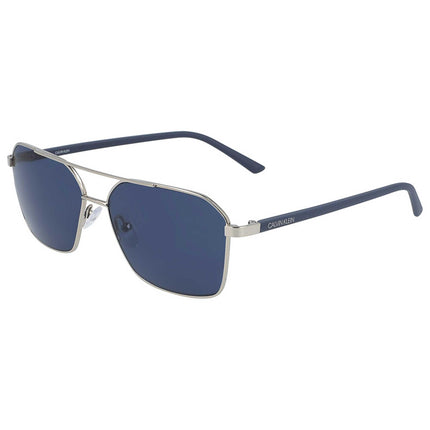 Calvin Klein Men's Sunglasses - Silver Full Rim Navigator Frame | CK20300S 045 ,