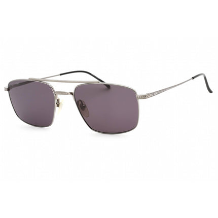 Calvin Klein Men's Sunglasses - Silver Rectangular Frame Mauve Lens | CK22111TS 045 ,