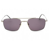 Calvin Klein Men's Sunglasses - Silver Rectangular Frame Mauve Lens | CK22111TS 045 ,