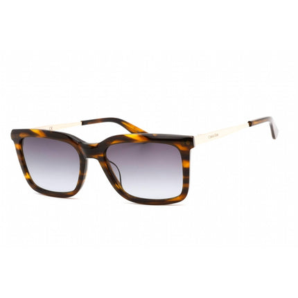 Calvin Klein Men's Sunglasses - Striped Brown Rectangular Shape Frame | CK22517S 240 ,
