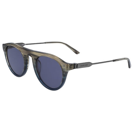 Calvin Klein Men's Sunglasses - Taupe Blue Horn Grad Frame | CALVIN KLEIN CK20701S 275 ,