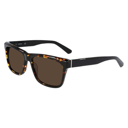Calvin Klein Men's Sunglasses - Tortoise Square Frame Brown Lens | CK21708S 235 ,