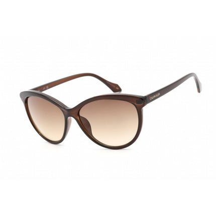 Calvin Klein Retail Women's Sunglasses - Crystal Brown Cat Eye Frame | CK19534S 210 ,