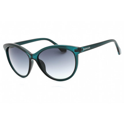 Calvin Klein Retail Women's Sunglasses - Crystal Teal Plastic Cat Eye | CK19534S 430 ,