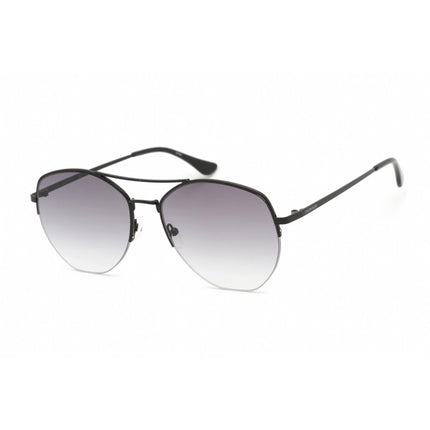 Calvin Klein Retail Women's Sunglasses - Full Rim Black Metal Aviator | CK20121S 001 ,
