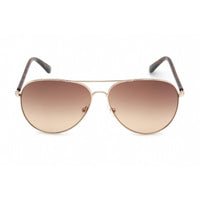 Calvin Klein Retail Women's Sunglasses - Full Rim Gold Metal Aviator | CK19314S 717 ,