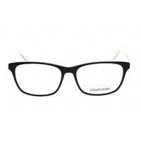 Calvin Klein Unisex Eyeglasses - Black/White Acetate Rectangular Frame | CK18515 002 ,