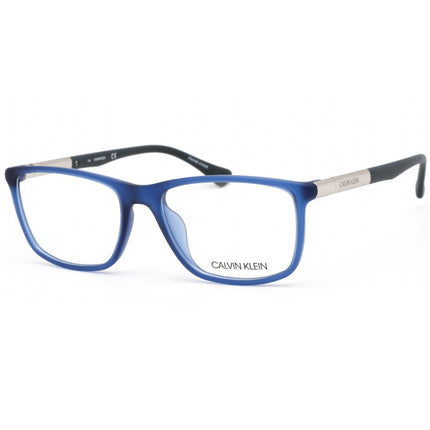 Calvin Klein Unisex Eyeglasses - Blue Plastic Frame Clear Demo Lens | CK5864 438 ,