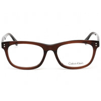 Calvin Klein Unisex Eyeglasses - Brown Plastic Full Rim Frame Clear Lens | CK5903A 201 ,
