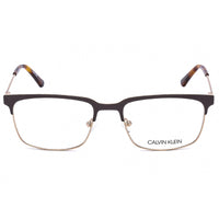 Calvin Klein Unisex Eyeglasses - Brown Rectangular Metal Full Rim Frame | CK18109 200 ,