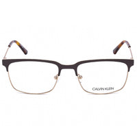 Calvin Klein Unisex Eyeglasses - Brown Square Frame Clear Lens, 53 mm | CK18109 200 ,