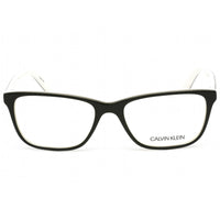 Calvin Klein Unisex Eyeglasses - Cargo Green/Bone White Rectangular | CK19510 312 ,