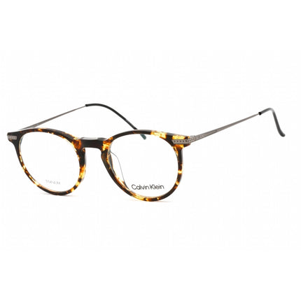 Calvin Klein Unisex Eyeglasses - Cat Eye Vintage Havana Plastic Frame | CK22527T 237 ,