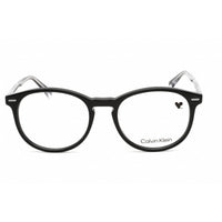 Calvin Klein Unisex Eyeglasses - Clear Lens Black Plastic Round Frame | CK22504 001 ,