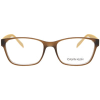 Calvin Klein Unisex Eyeglasses - Clear Lens Brown Injected Plastic Frame | CK5890 210 ,