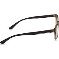 Calvin Klein Unisex Eyeglasses - Crystal Brown Rectangular | CALVIN KLEIN CK20533 210 ,