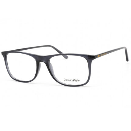 Calvin Klein Unisex Eyeglasses - Crystal Navy Rectangular Full Rim Frame | CK19513 410 ,