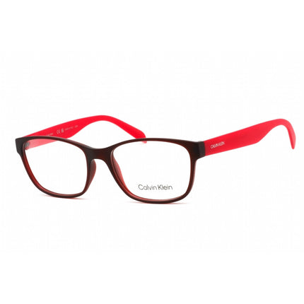 Calvin Klein Unisex Eyeglasses - Deep Wine Acetate Rectangular Frame | CK5890 607 ,