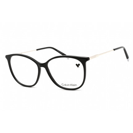 Calvin Klein Unisex Eyeglasses - Full Rim Black Plastic Oval Shape Frame | CK5462 001 ,