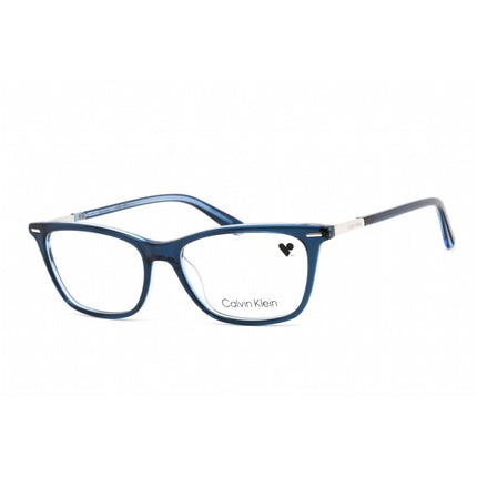 Calvin Klein Unisex Eyeglasses - Full Rim Rectangular Blue Plastic Frame | CK22506 438 ,