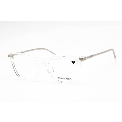 Calvin Klein Unisex Eyeglasses - Full Rim Rectangular Crystal Plastic | CK 19530 971 ,