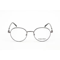 Calvin Klein Unisex Eyeglasses - Full Rim Shiny Gunmetal Metal Frame | CK20315 009 ,