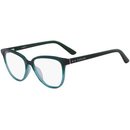 Calvin Klein Unisex Eyeglasses - Green Teal Square Frame | CALVIN KLEIN CK18514 304 ,
