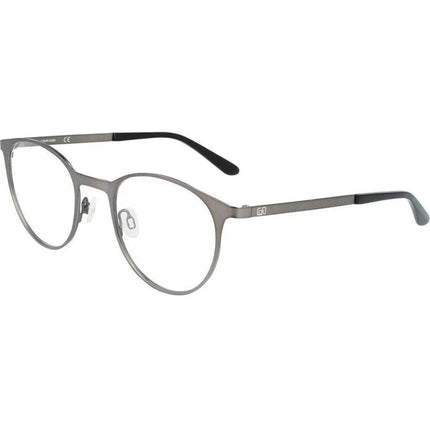 Calvin Klein Unisex Eyeglasses - Gunmetal Metal Round Frame | CALVIN KLEIN CK21117 008 ,
