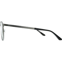 Calvin Klein Unisex Eyeglasses - Gunmetal Metal Round Frame | CALVIN KLEIN CK21117 008 ,