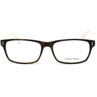 Calvin Klein Unisex Eyeglasses - Havana Beige Plastic Frame Clear Lens | CK5904A 206 ,