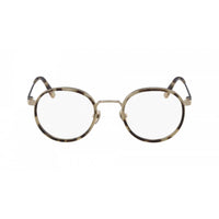 Calvin Klein Unisex Eyeglasses - Khaki Tortoise Round Frame Demo Lens | CK18107 244 ,