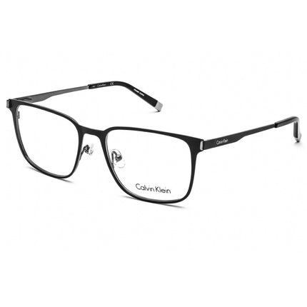Calvin Klein Unisex Eyeglasses - Matte Black Rectangular Metal Frame | CK5454 115 ,