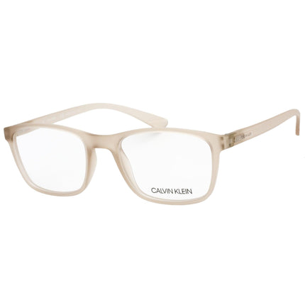 Calvin Klein Unisex Eyeglasses - Matte Crystal Nude Rectangular Frame | CK19571 280 ,