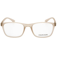 Calvin Klein Unisex Eyeglasses - Matte Crystal Nude Rectangular Frame | CK19571 280 ,