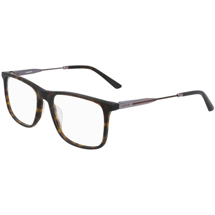 Calvin Klein Unisex Eyeglasses - Matte Dark Tortoise Rectangular Frame | CK21700 235 ,
