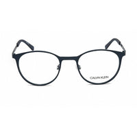 Calvin Klein Unisex Eyeglasses - Navy Metal Round Frame | CALVIN KLEIN CK21117 410 ,