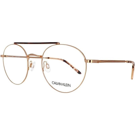 Calvin Klein Unisex Eyeglasses - Rose Gold Pilot Frame | CALVIN KLEIN CK20126 780 ,