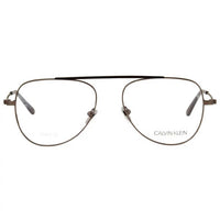 Calvin Klein Unisex Eyeglasses - Satin Gunmetal Pilot Frame | CALVIN KLEIN CK19152 008 ,