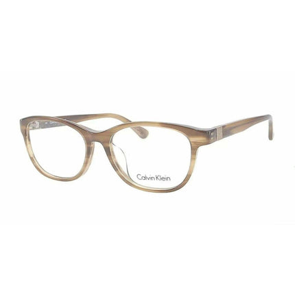 Calvin Klein Unisex Eyeglasses - Striped Brown Rectangular | CALVIN KLEIN CK5906A 240 ,