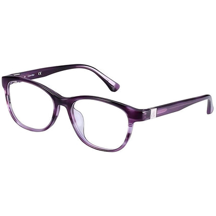 Calvin Klein Unisex Eyeglasses - Striped Violet Rectangular | CALVIN KLEIN CK5906A 480 ,