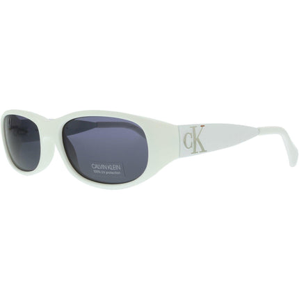Calvin Klein Unisex Sunglasses - Chalk Rectangular Frame | CALVIN KLEIN CK21516S 104 ,