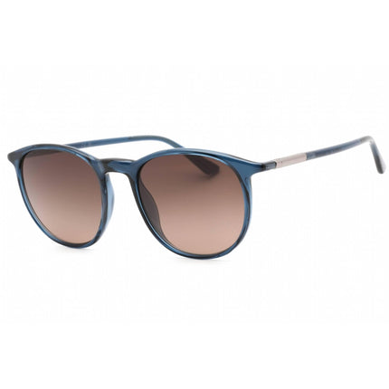 Calvin Klein Unisex Sunglasses - Full Rim Blue Plastic Round Frame | CK22537S 438 ,