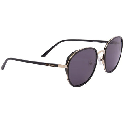 Calvin Klein Unisex Sunglasses - Gold Frame Grey Lens | CALVIN KLEIN CK20306SK 717 ,