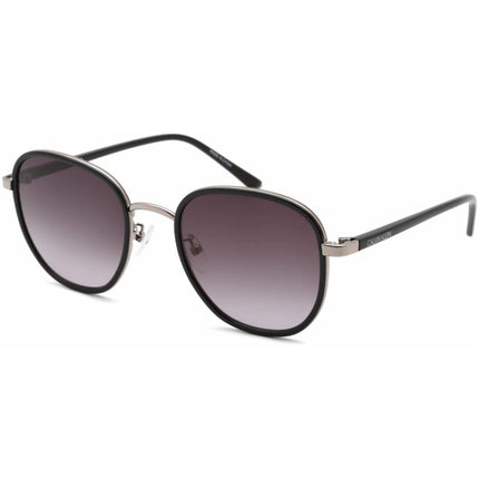Calvin Klein Unisex Sunglasses - Gun Metal Round Frame | CALVIN KLEIN CK19323SK 008 ,