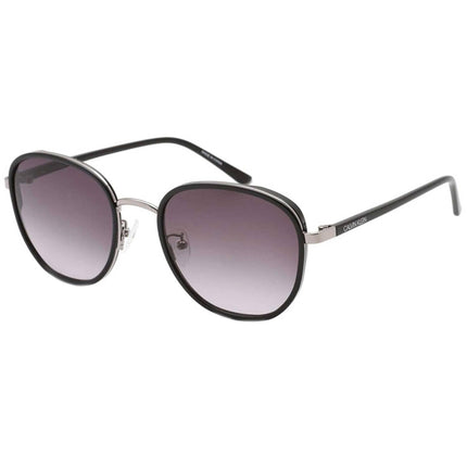 Calvin Klein Unisex Sunglasses - Gun Metal Round Frame | CALVIN KLEIN CK20306SK 008 ,