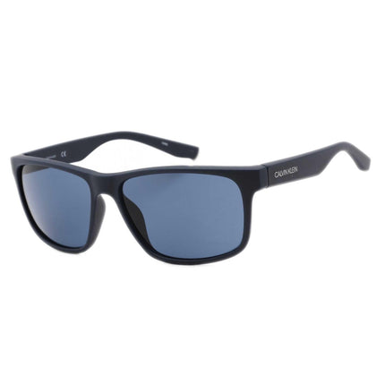 Calvin Klein Unisex Sunglasses - Matte Navy Rectangular Frame | CK19539S 410 ,