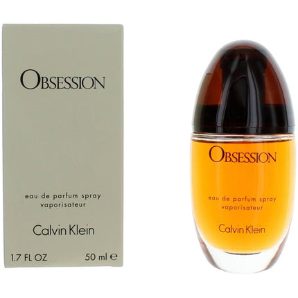 Calvin Klein Women's Eau De Parfum Spray - Obsession Strong and Romantic, 1.7 oz ,