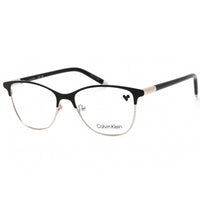 Calvin Klein Women's Eyeglasses - Black Cat Eye Metal Frame Demo Lens | CK5464 001 ,